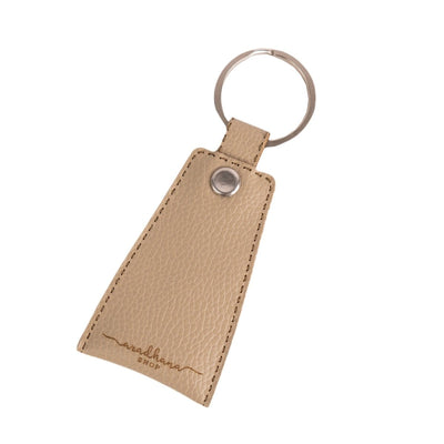 Upcycled Hand Embroidery Flower Key Chain – Gift on Brown Living™. SKU: KC012 - KC. Img 2.