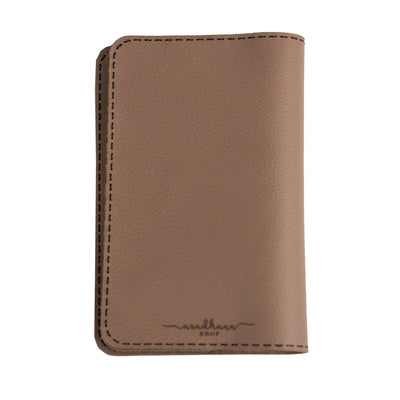 Upcycled Handmade Passport Cover – Passport Wallet on Brown Living™. SKU: W0012B. Img 3.