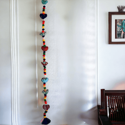 Upcycled Heart Bird String – Wall Decor on Brown Living™. SKU: UMW - BIRD - STRING - 01. Img 7.