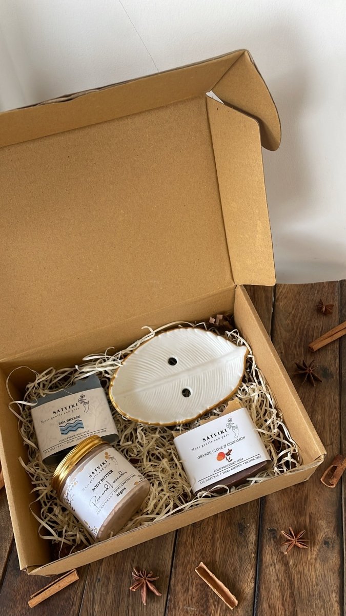 Valentines Day Special | Gift set | Eco - Conscious Gifting | Cold Processed Soaps | Verified Sustainable by Brown Living™