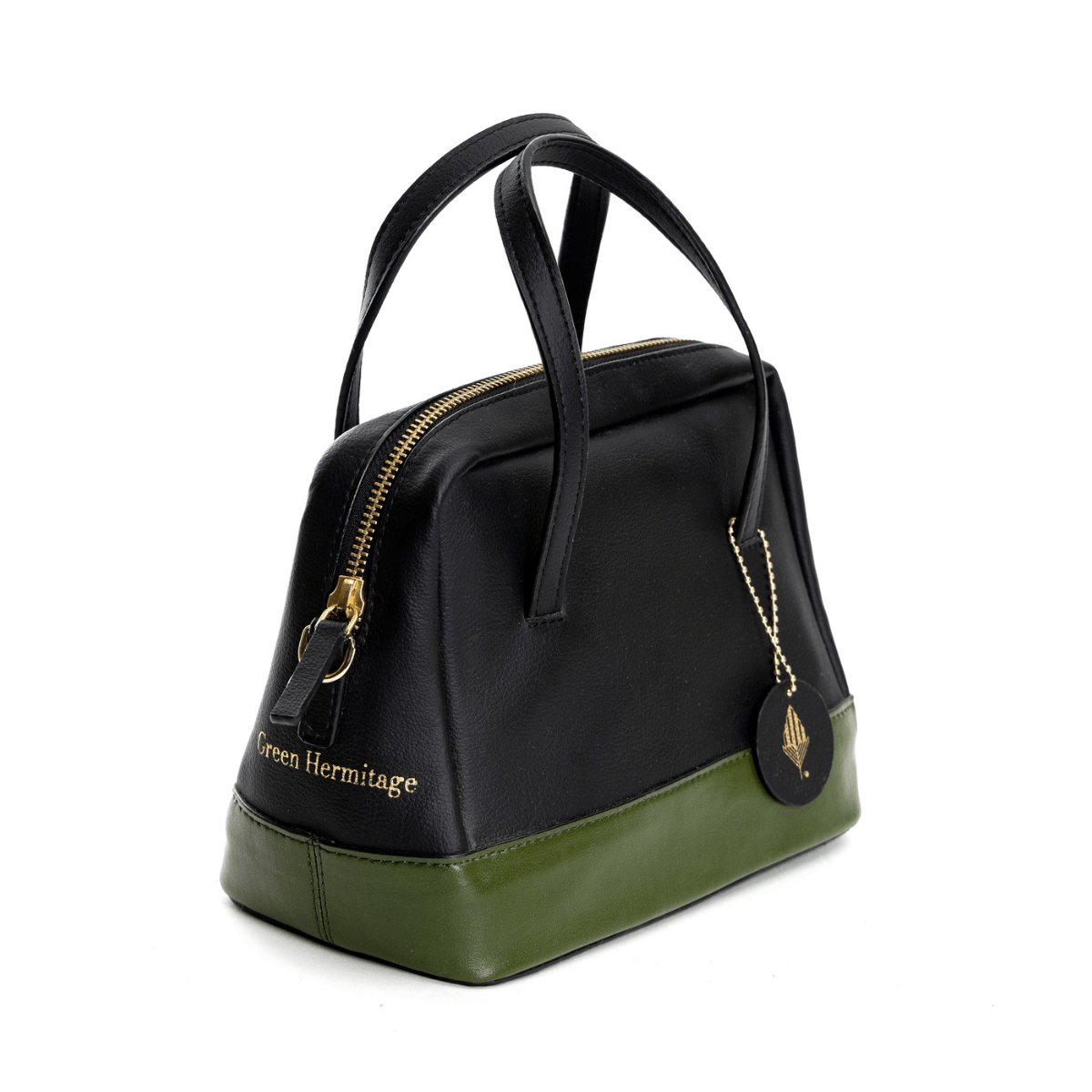 Vanadey (Black & Green) | Women's Bag made with Cactus Leather | Verified Sustainable by Brown Living™