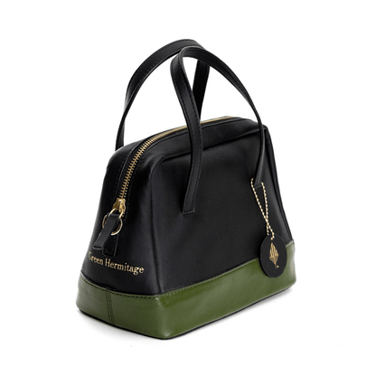 Vanadey (Black & Green) | Women's Bag made with Cactus Leather | Verified Sustainable by Brown Living™