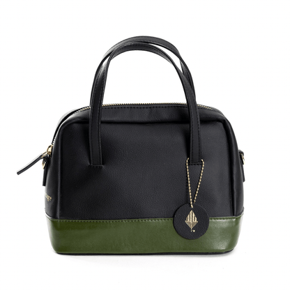 Vanadey (Black & Green) | Women's Bag made with Cactus Leather | Verified Sustainable by Brown Living™