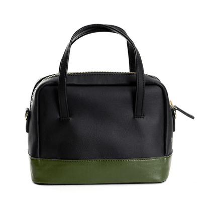 Vanadey (Black & Green) | Women's Bag made with Cactus Leather | Verified Sustainable by Brown Living™