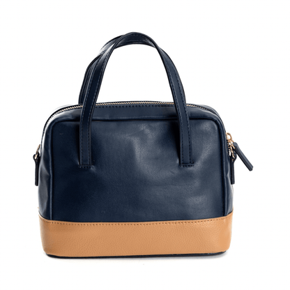 Vanadey (Navy blue & Caramel) | Women's Bag made with Cactus Leather | Verified Sustainable by Brown Living™