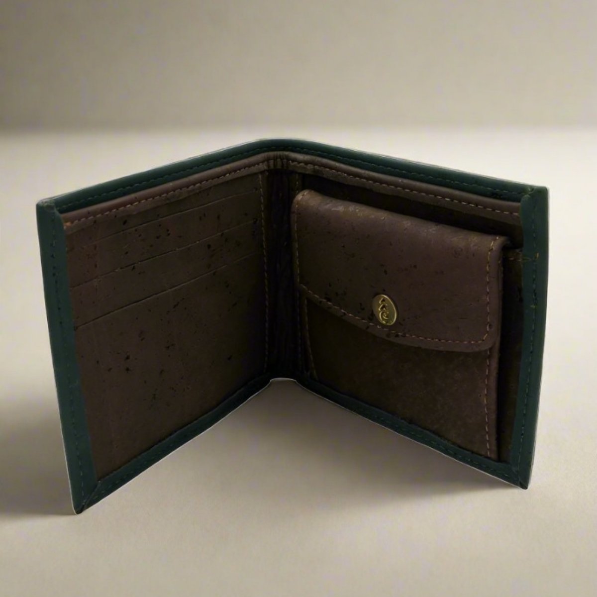 Verdure Green Brown Wallet | Verified Sustainable by Brown Living™