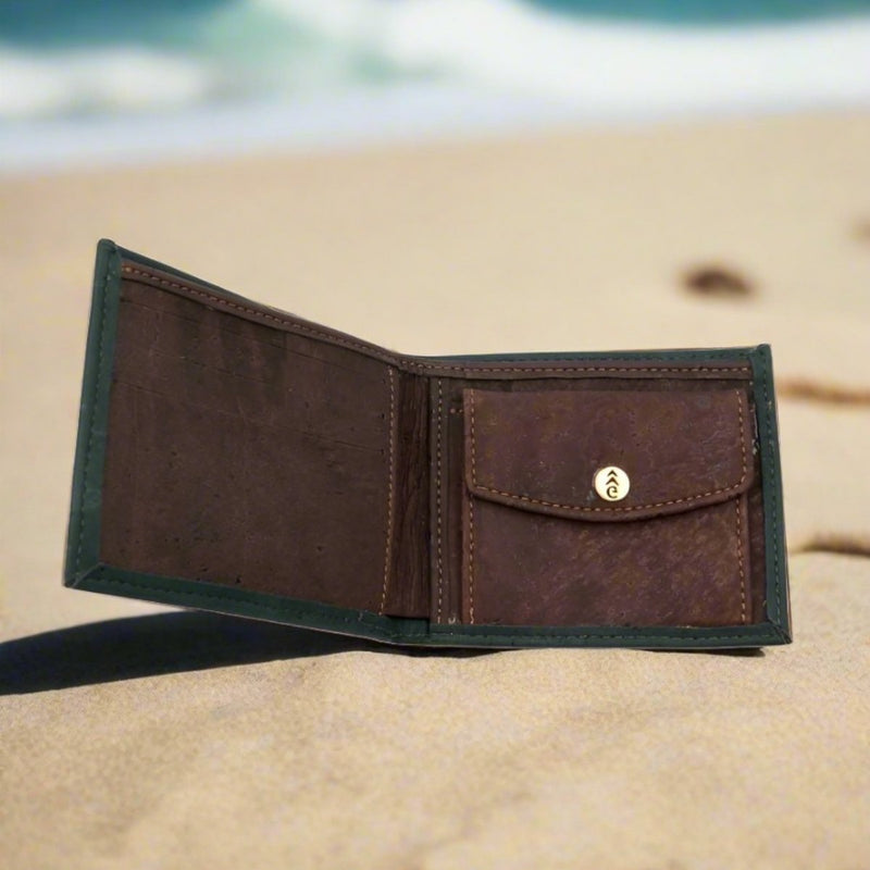 Verdure Green Brown Wallet | Verified Sustainable by Brown Living™