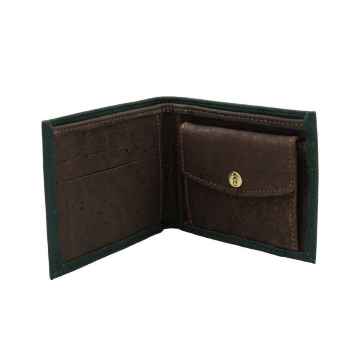 Verdure Green Brown Wallet | Verified Sustainable by Brown Living™