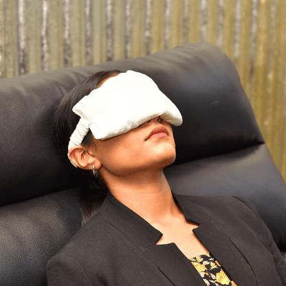 Vetiver Eye Pillow for Relaxation & Sleep – Eye Pillow by Kheoni available on Brown Living™. . SKU: VEP62171010. Img 2.