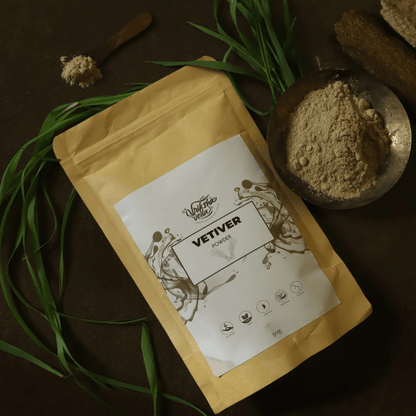 Vetiver Powder - 50 g | Face Pack for Clear Skin | Verified Sustainable by Brown Living™