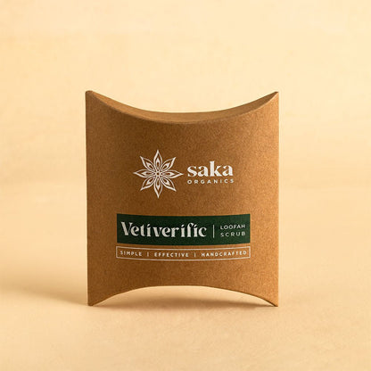 Vetiverific | Handmade Vetiver Loofah Scrub with Sisal Fibres (1 pc) | Verified Sustainable by Brown Living™