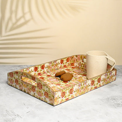 Vibrant Floret Trays with Curved Handle - Pack of 3 | Verified Sustainable by Brown Living™