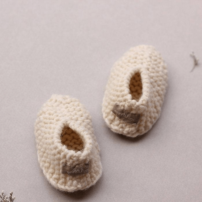 Vintage Baby Booties | Verified Sustainable by Brown Living™