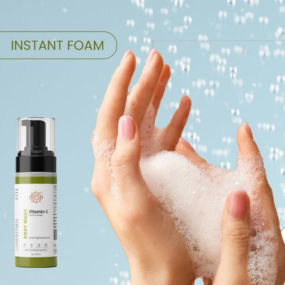 Vitamin C Foaming Body Wash | Anti - Pigmentation | Verified Sustainable by Brown Living™