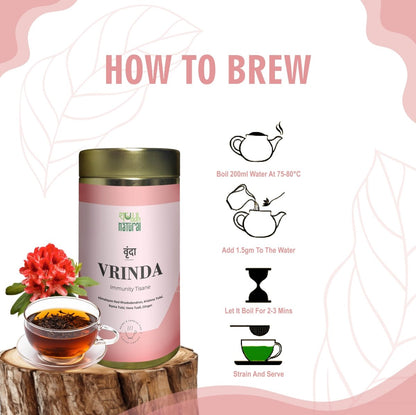 Vrinda Floral Tisane I 40 Cups | Verified Sustainable by Brown Living™