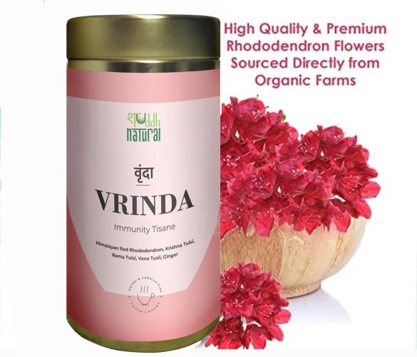 Vrinda Floral Tisane I 40 Cups | Verified Sustainable by Brown Living™