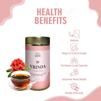 Vrinda Floral Tisane I 40 Cups | Verified Sustainable by Brown Living™