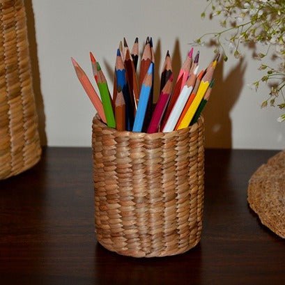 Water Hyacinth Cutlery & Pen Holder | Verified Sustainable by Brown Living™