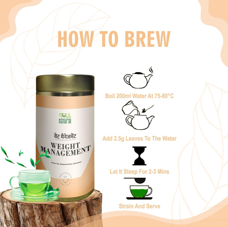 Weight Management I Green Tea I Increases Metabolism I 75 Gms | Verified Sustainable by Brown Living™