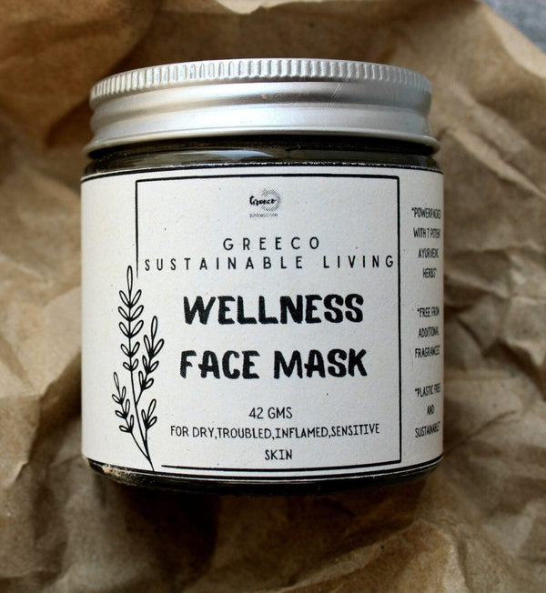 Wellness Face Mask for Dry and Sensitive skin | 42 gm (Pack of 1) | Verified Sustainable by Brown Living™