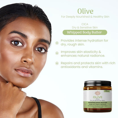 Whipped Olive Body Butter | Nourishing & Hydrating | Verified Sustainable by Brown Living™