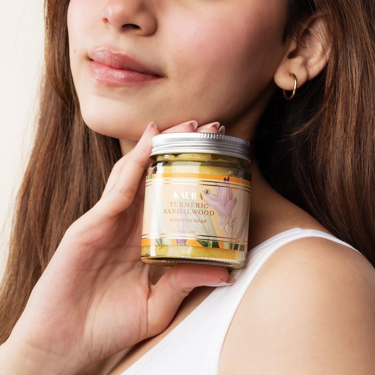 Whipped Soap Pack of 2 – Rose & Turmeric Combo – 100g each | Verified Sustainable by Brown Living™