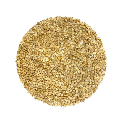 White Sesame Seeds 200g - Organic & Unroasted | Verified Sustainable by Brown Living™