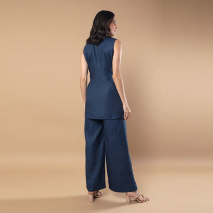 Willow | Hemp Co - ord Set | Midnight Blue | Verified Sustainable by Brown Living™