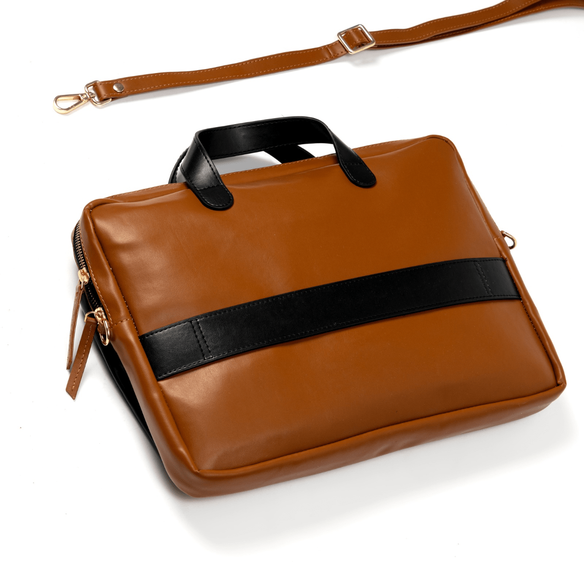 Willow Vegan Leather Laptop Sleeve - Black | Verified Sustainable by Brown Living™
