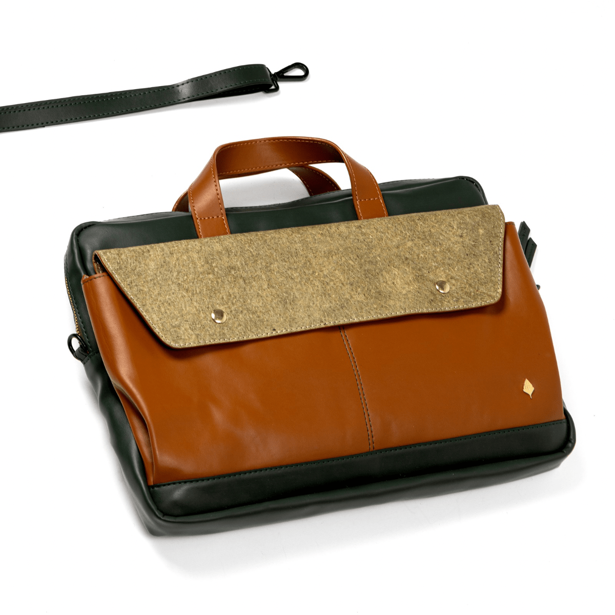 Willow Vegan Leather Laptop Sleeve - Tan | Verified Sustainable by Brown Living™