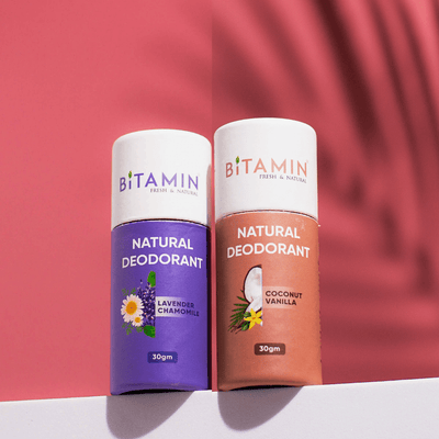 Women Natural Deodorant - Pack of 2 | 30g Each – Deodorant on Brown Living™. SKU: womenpack. Img 1.