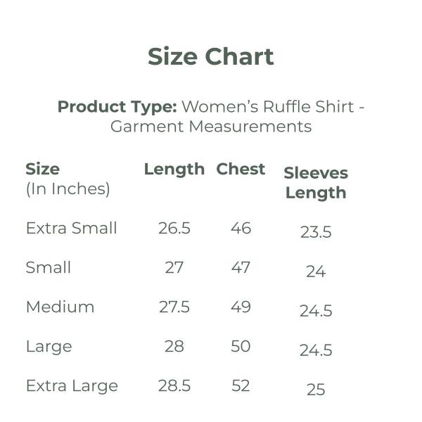 Women's Ruffle Cotton Shirt in Blue Bud | Verified Sustainable by Brown Living™