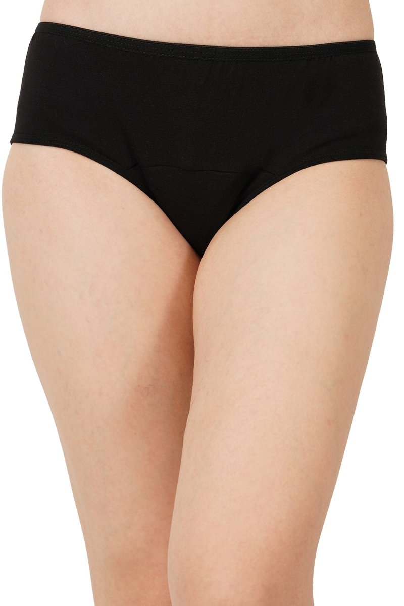 Womens Underwear Period panties 3 Layer | Black | Verified Sustainable by Brown Living™