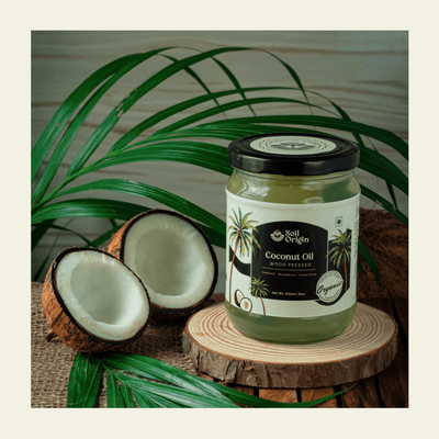 Wood - Pressed Coconut Oil | Cooking & Skincare | 500ml – Cooking Oils on Brown Living™. SKU: SOOGVCO0M500. Img 3.