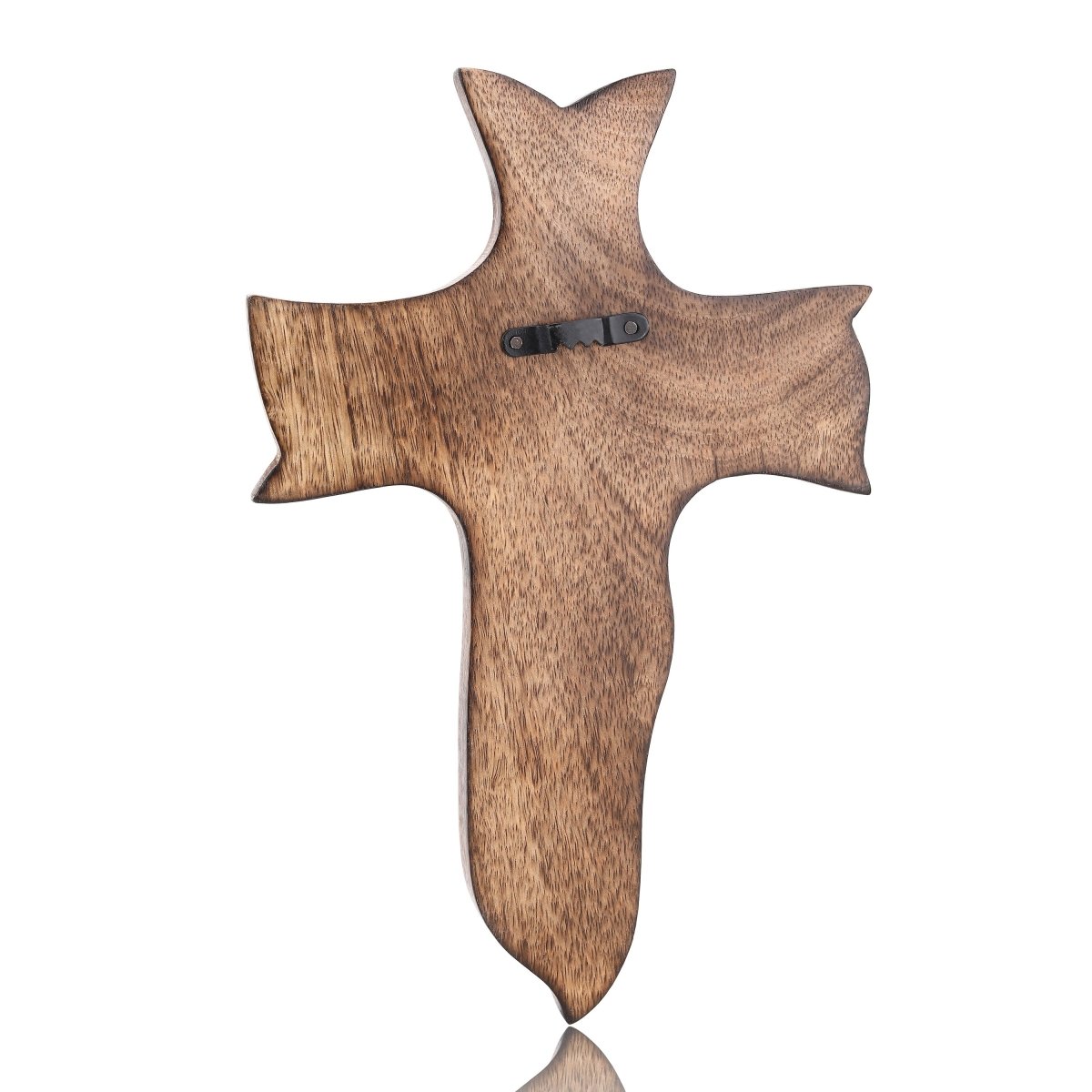 Wooden Crucifix for Wall – Christian Decor | Verified Sustainable by Brown Living™