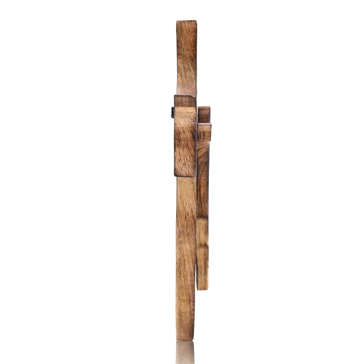 Wooden Crucifix for Wall – Christian Decor | Verified Sustainable by Brown Living™