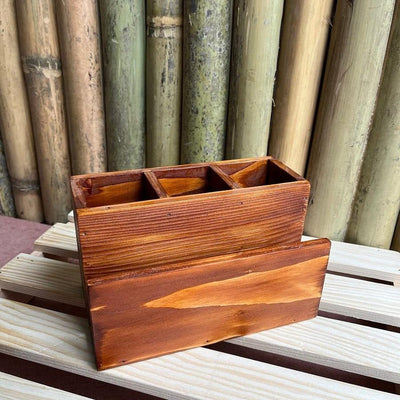 Wooden Cutlery Holder – Medium Size Kitchen Organizer – Kitchen Organizers on Brown Living™. SKU: BL - JB - 08. Img 6.