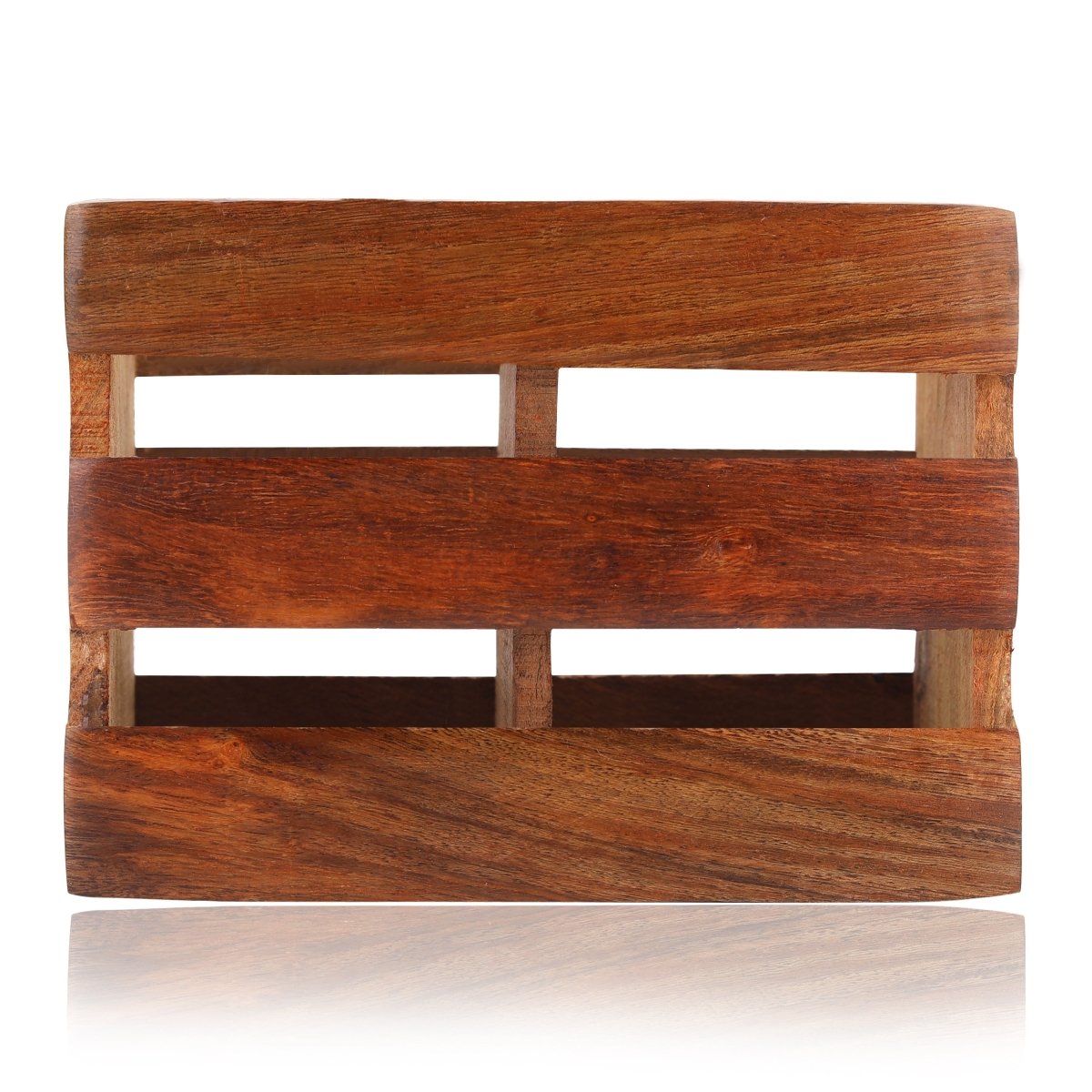 Wooden Desk Organizer & Pen Holder | Verified Sustainable by Brown Living™