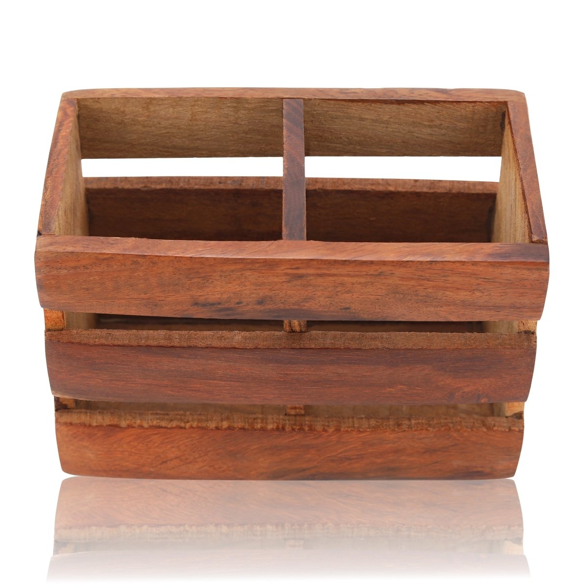 Wooden Desk Organizer & Pen Holder | Verified Sustainable by Brown Living™