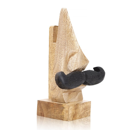 Wooden Moustache Spectacle Holder | Verified Sustainable by Brown Living™