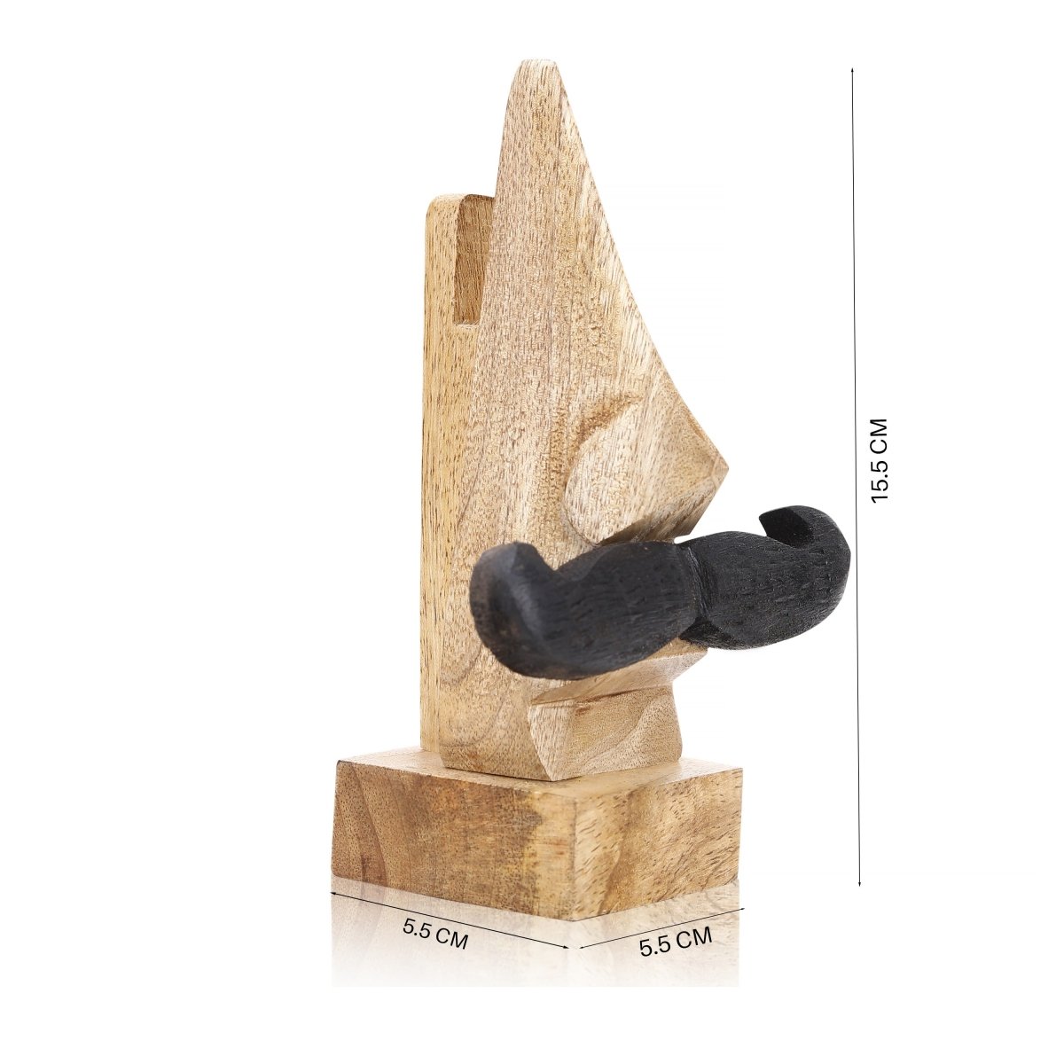 Wooden Moustache Spectacle Holder | Verified Sustainable by Brown Living™