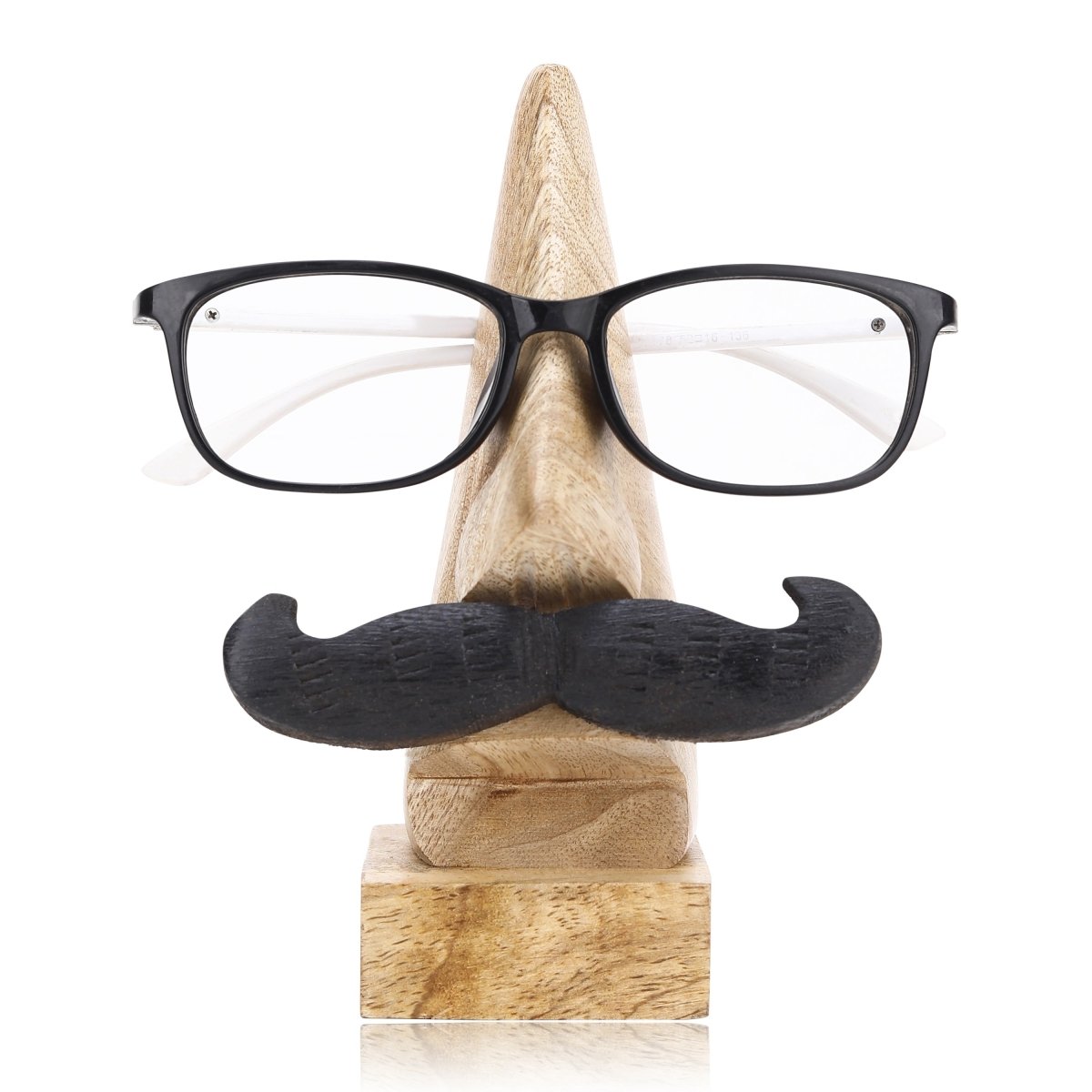 Wooden Moustache Spectacle Holder | Verified Sustainable by Brown Living™