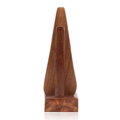 Wooden Nose Shape Spectacle Holder - Home Decor | Verified Sustainable by Brown Living™