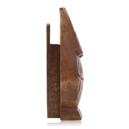 Wooden Owl Eyeglass Display Stand – Desk Organizer | Verified Sustainable by Brown Living™