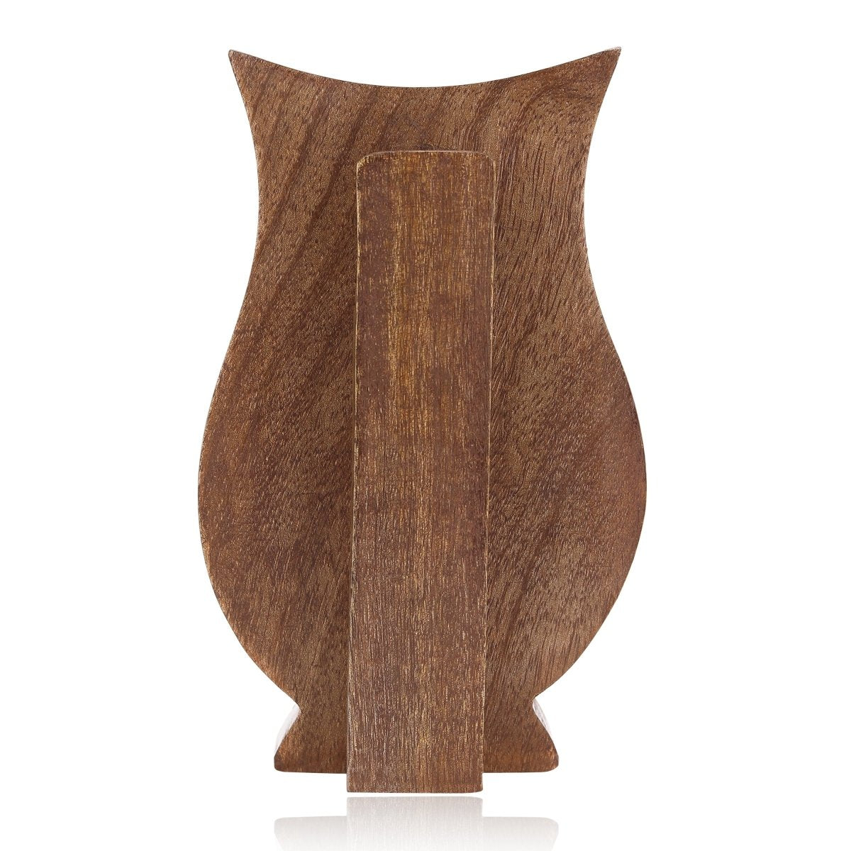 Wooden Owl Eyeglass Display Stand – Desk Organizer | Verified Sustainable by Brown Living™