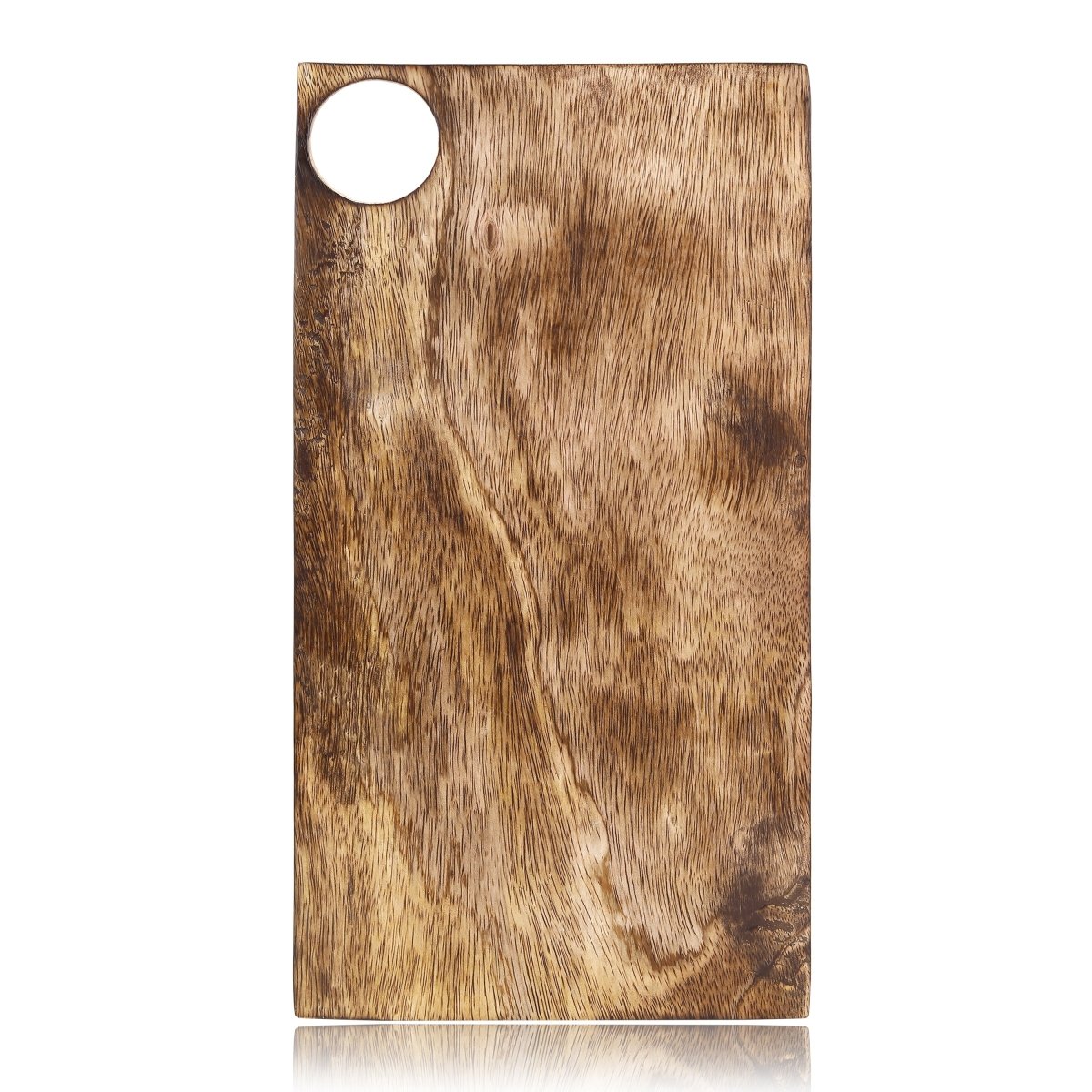 Wooden Rectangular Chopping Board with Juice Groove & Handle | Verified Sustainable by Brown Living™