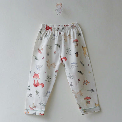 Woodland Yawn Organic Cotton Sleepwear Set for Babies – Kids Nightwear on Brown Living™. SKU: SG - 02 - 0001/6 - 12M. Img 2.