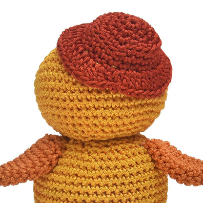 Yellow Crochet Duck Soft Toy For Newborn | Verified Sustainable by Brown Living™