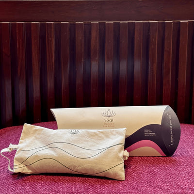 Yogi | Flaxseed Eye Pillow | Herbal Eye Pillow – Eye Pillow on Brown Living™. SKU: HER - EYE - 08 - NAM. Img 11.