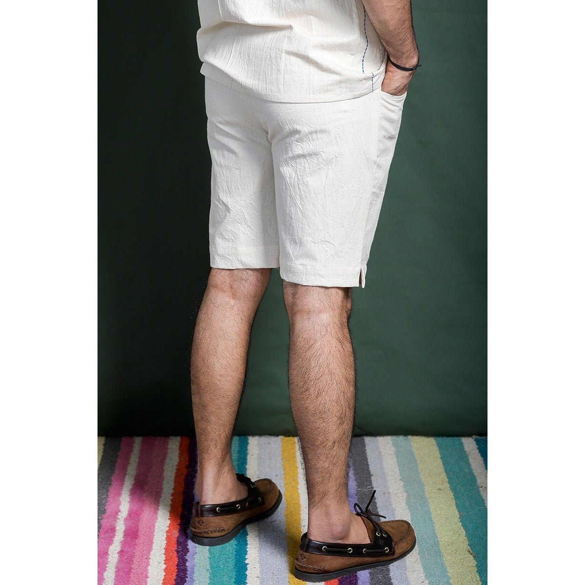 Zale Shorts - Regular Fit, Pleated Front | Verified Sustainable by Brown Living™